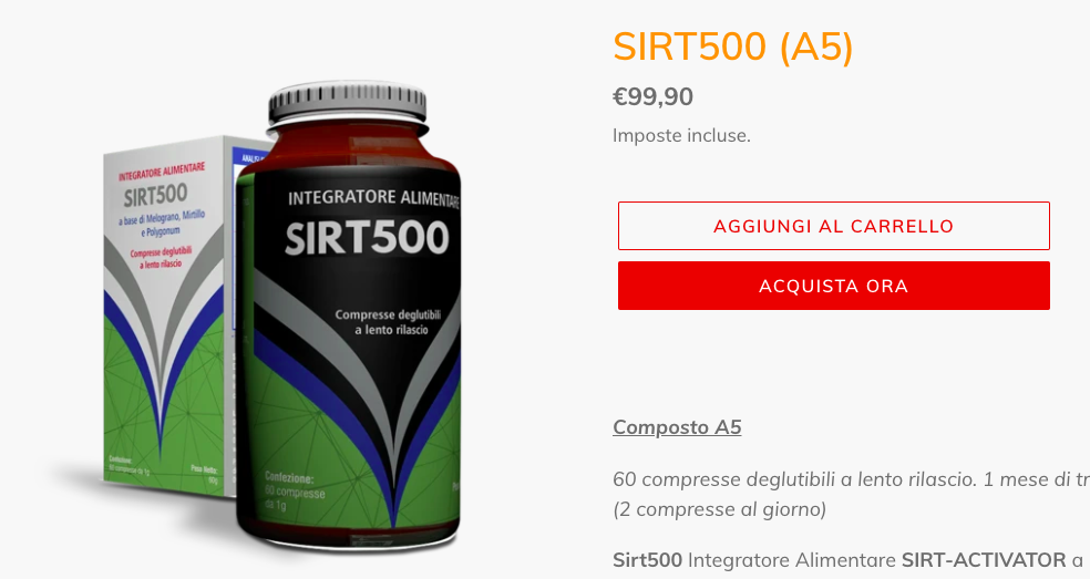 Sirt500: le sirtuine per contrastare l’invecchiamento cellulare